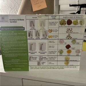 Brieftons 10- Blade Spiralizer Complete